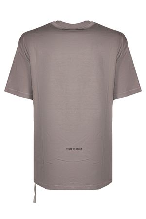 Brown cotton T-shirt STATE OF ORDER | ST26010M098